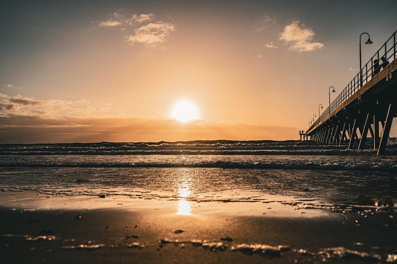 Sunset at the beach